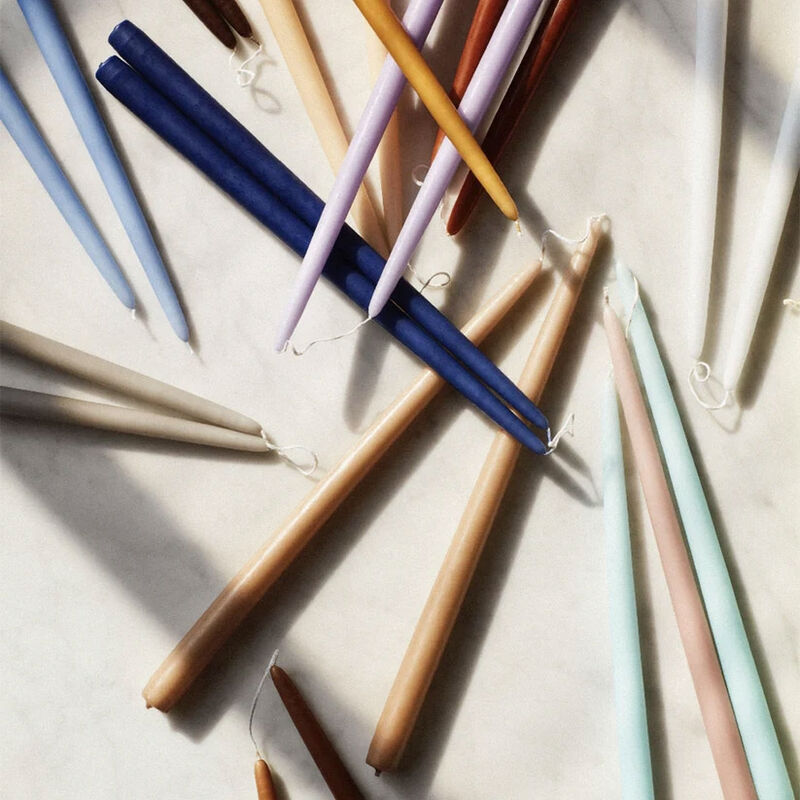 Broste Candle Taper Set Of 4 - Golden Yellow image number 1